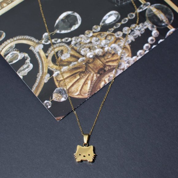 Brunoy Necklace with Kitty Pendant - Picture 2 of 2